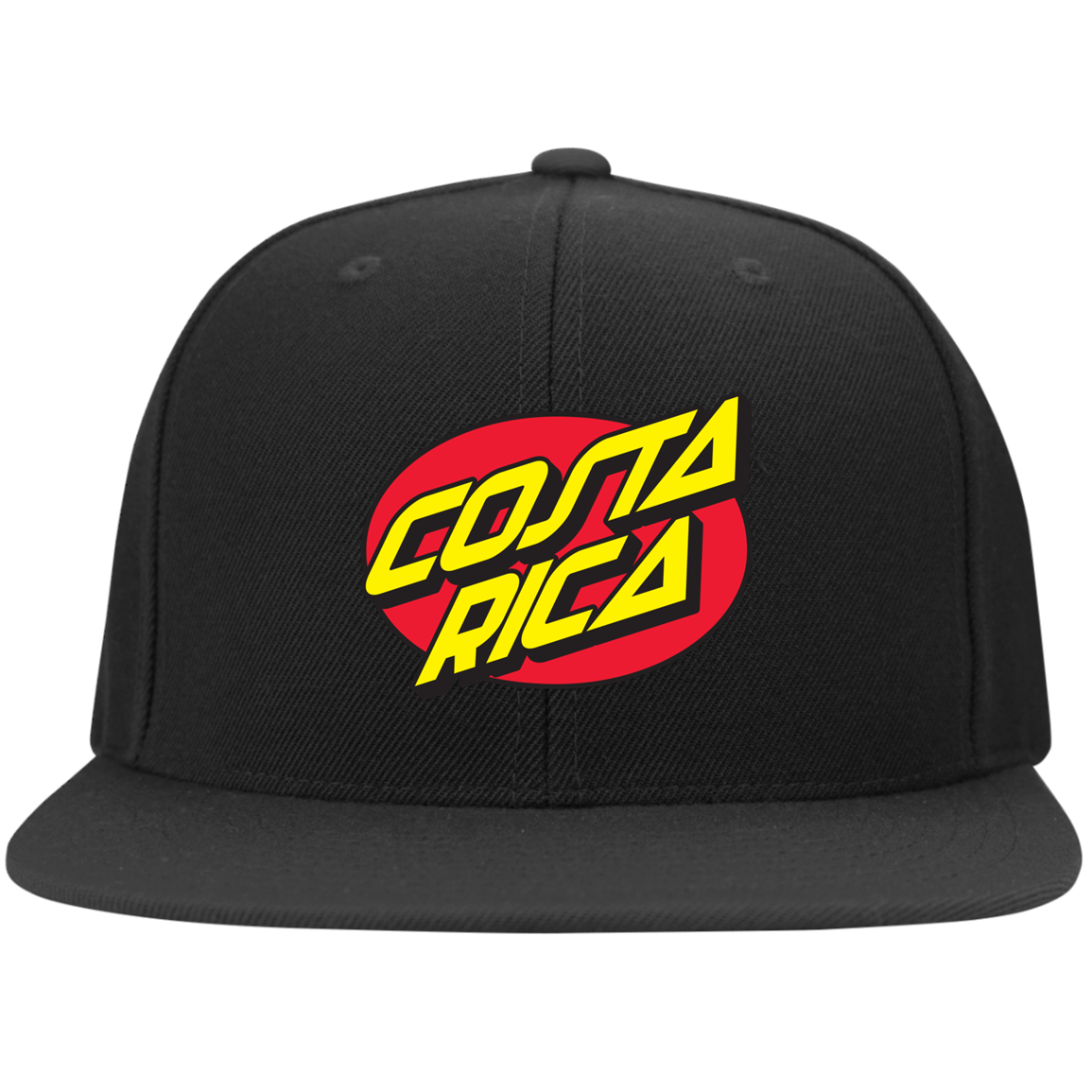Super Costa Rica Flat Bill Twill Flexfit Cap