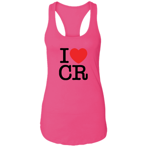 I Love Costa Rica Ladies Racerback Tank