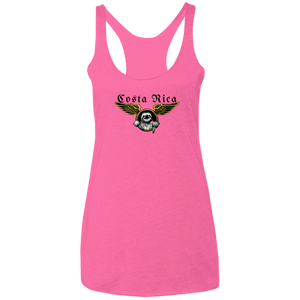 Aviator Sloth Ladies Racerback Tank