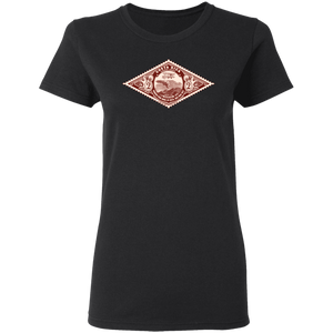Vintage  Stamp Ladies' T-Shirt