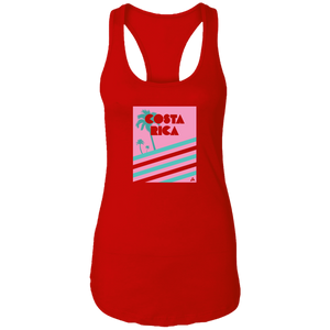 Miami Vice/ 80's (Pink) Ladies Racerback Tank