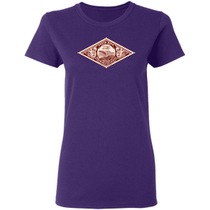 Vintage  Stamp Ladies' T-Shirt