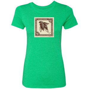 Vintage Costa Rica Stamp Ladies' T-Shirt