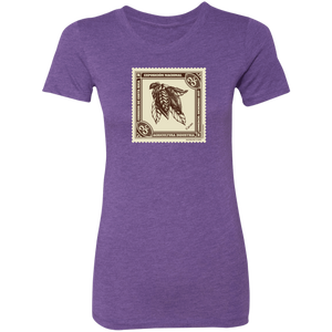 Vintage Costa Rica Stamp Ladies' T-Shirt