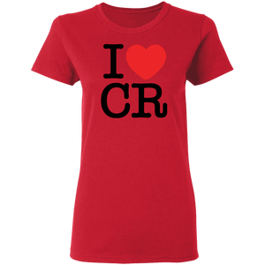 I Love Costa Rica Ladies' T-Shirt