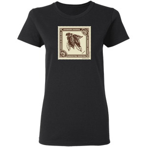 Vintage Costa Rica Stamp Ladies' T-Shirt