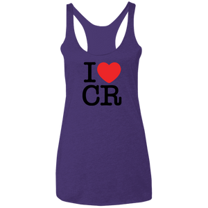 I Love Costa Rica Ladies Racerback Tank
