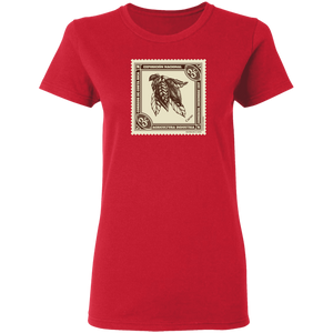Vintage Costa Rica Stamp Ladies' T-Shirt