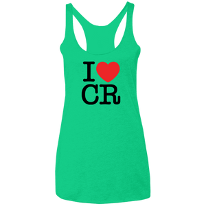 I Love Costa Rica Ladies Racerback Tank