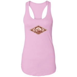 Vintage  Stamp Ladies Racerback Tank