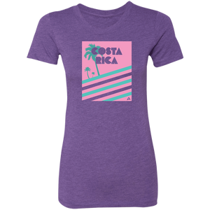Miami Vice/ 80's (Pink) Ladies' T-Shirt