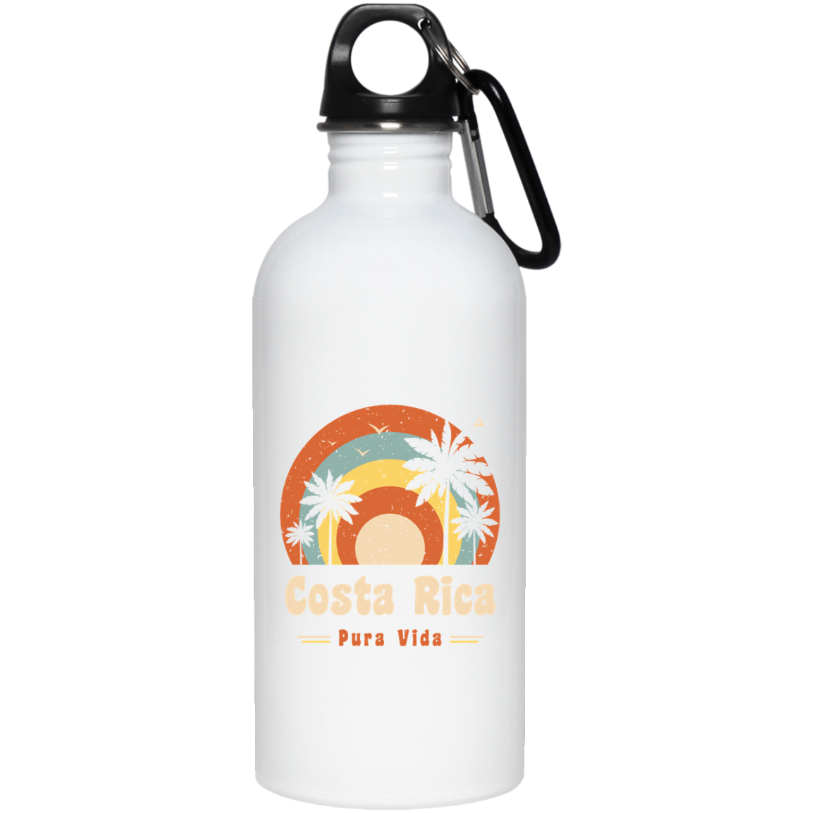 70's Costa Rica Stainless Steel Water Bottle