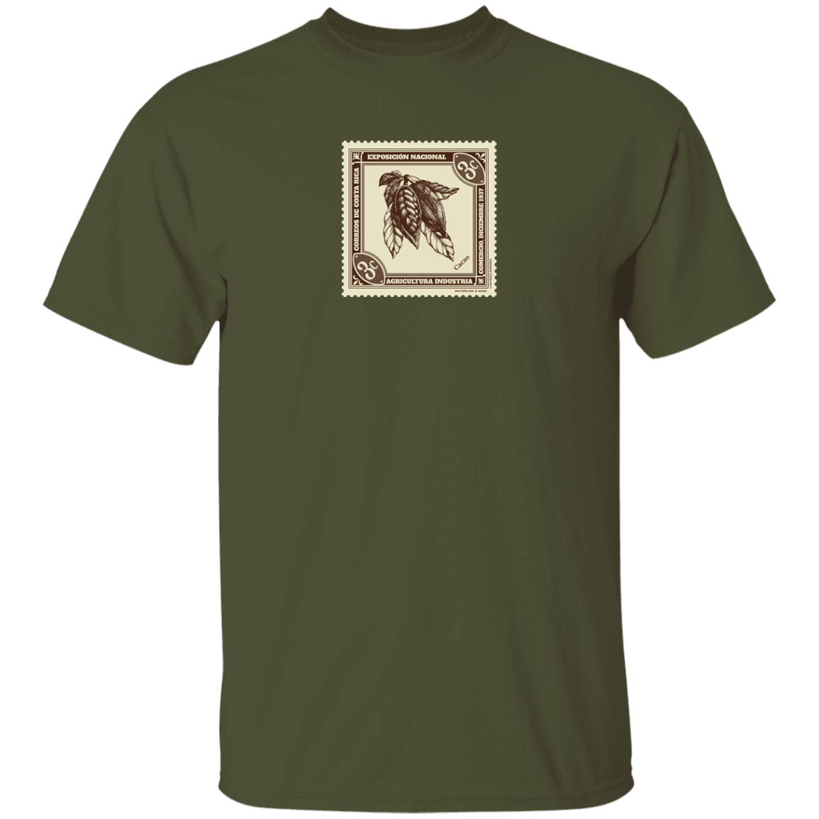 Vintage Costa Rica Stamp T-Shirt