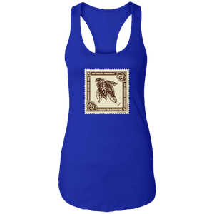 Vintage Costa Rica Stamp Ladies Racerback Tank