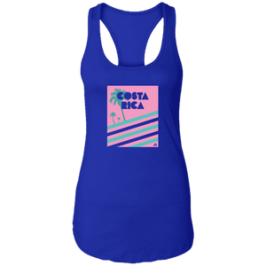 Miami Vice/ 80's (Pink) Ladies Racerback Tank