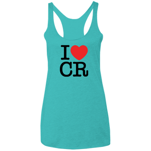 I Love Costa Rica Ladies Racerback Tank