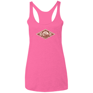 Vintage  Stamp Ladies Racerback Tank