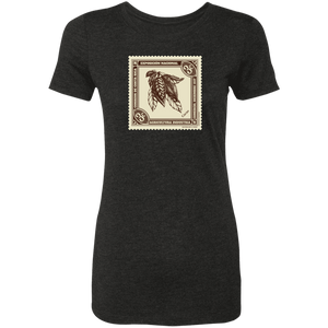 Vintage Costa Rica Stamp Ladies' T-Shirt