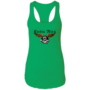 Aviator Sloth Ladies Racerback Tank