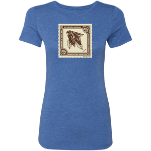 Vintage Costa Rica Stamp Ladies' T-Shirt