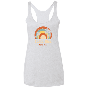 70's Costa Rica Ladies Racerback Tank
