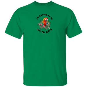 I'd Rather Be in Costa Rica Macaw T-Shirt